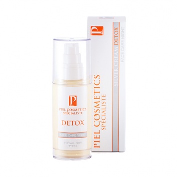 Piel Cosmetics DETOX Cream Регенерирующий крем с пиллинг-эффектом, ночной уход з